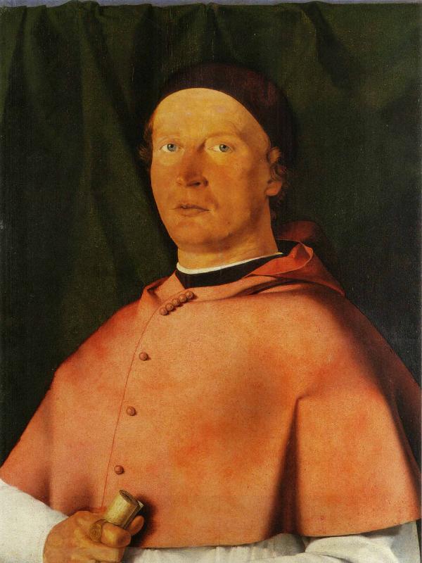 Lorenzo Lotto Portrait of Bishop Bernardo de Rossi China oil painting art